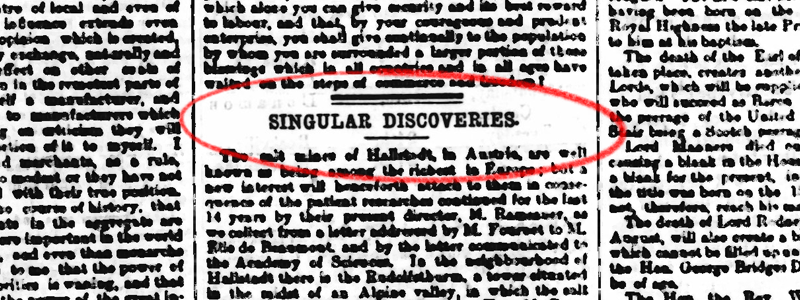 Singular Discoveries